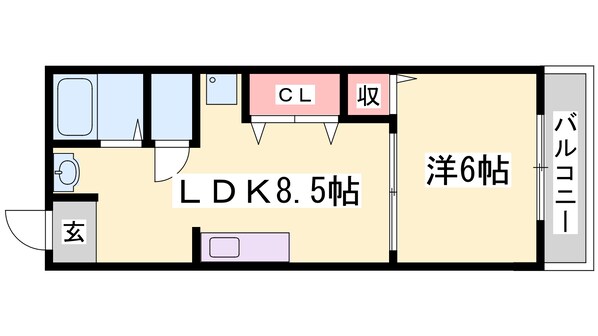 東町ハイツの物件間取画像